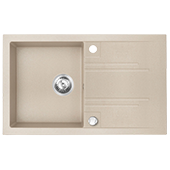 Кухонная мойка из гранита Ferro Mezzo II DRGM/48/78SA - фото
