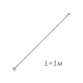 Трубка для смесителя Albertoni M10 х 1/2'' 1,0м - фото