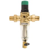 Промывной фильтр с редуктором Resideo (Honeywell) FK06-1AA DN25 100мкм 40°C 16bar (очистка от механических примесей) - фото