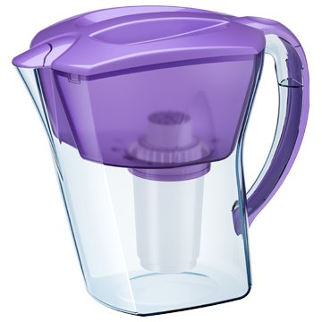 Фильтр кувшин Аквафор Карат (сирень) - фото