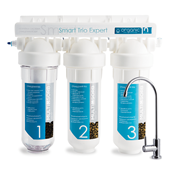 Проточный фильтр питьевой воды Organic Smart Trio Expert под кухонную мойку с краном питьевой воды - фото