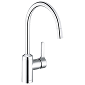 Смеситель для кухни с выдвижным душем Kludi Bingo Star - фото