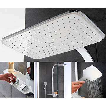 Душова система з термостатом Kludi Cockpit Discovery 8020091-00 - фото