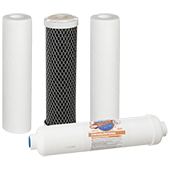 Набор картриджей Aquafilter 102 (1-2-3-5) для системы обратного осмоса - фото