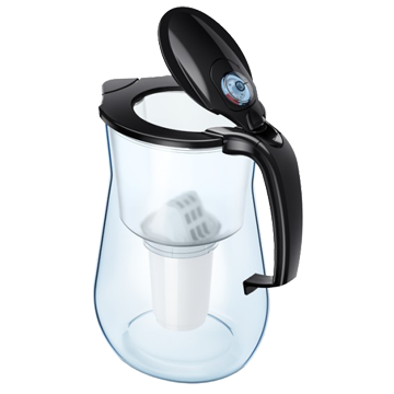 Фільтр глечик Аквафор Прованс чорний (глечик + 4 картриджа А5) - фото