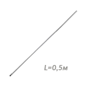 Трубка для смесителя Albertoni M10 х Ø10 0,5м - фото