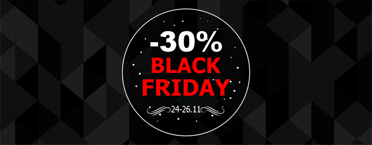 Black Friday! Сумасшедшие скидки до 30%! - фото