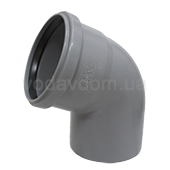 Отвод (колено) Ostendorf ПП d110 угол 67° (115130) - фото