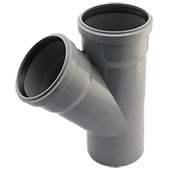 Редукционный тройник Ostendorf ПП d125хd110 угол 45° (176210) - фото