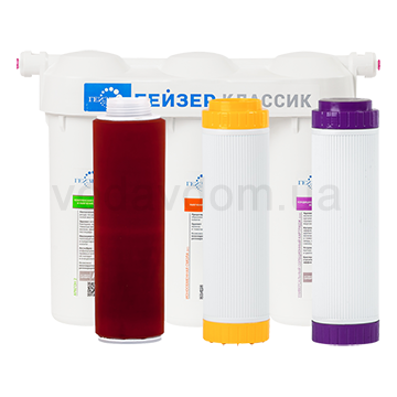 Проточний фільтр Гейзер Класик ІВС для сверхжорсткої води - фото