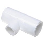 Тройник редукционный ПВХ USTM 1''x1''x3/4'' (31477) - фото