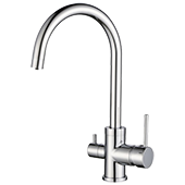 Кухонный смеситель Aquasanita Sabiaduo 2963 - 001 Chrome (трехпозиционный) - фото