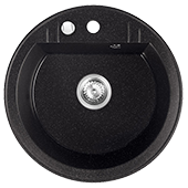 Кухонная мойка из гранита Ferro Mezzo II DRGM1/51HA - фото