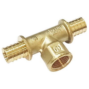 Тройник с внутренней резьбой латунь General Fittings d32/ВР 1'' (3400.12) - фото