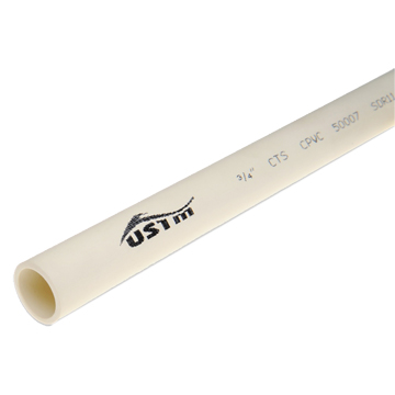 Труба для горячей воды ХПВХ USTM 3/4'' 3м (50007) - фото