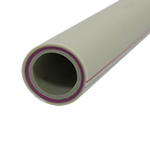 Полипропиленовая труба армированная стекловолокном KAS PP-R PN20 d25 1м (9606025) - фото