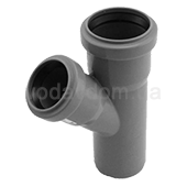 Канализационный тройник Ostendorf ПП d50хd40 угол 45° (112210) - фото