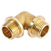 Колено латунное General Fittings 1/2''НР-1/2''НР - фото