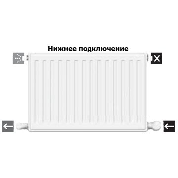 Радиатор отопления стальной Vogel&Noot Profil Compact 11K (600x800) - фото