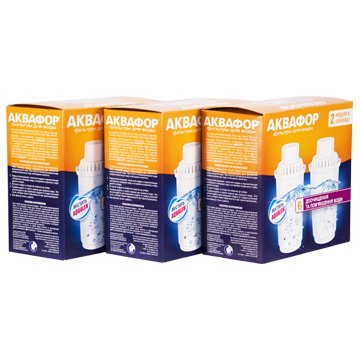 Картридж для кувшина Аквафор В6 (В100-6) (комплект из 6-ти штук) - фото