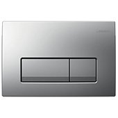 Смывная клавиша (панель) Geberit Delta 51 матовый хром (115.105.46.1) - фото