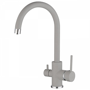 Змішувач Aquasanita Sabiaduo 2963 - 220 Argent (трьохпозиційний) - фото