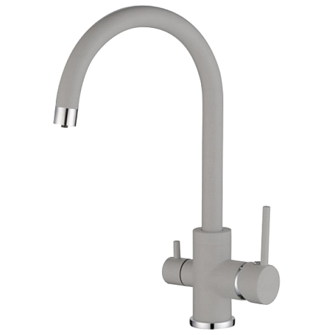 Змішувач Aquasanita Sabiaduo 2963 - 220 Argent (трьохпозиційний) - фото