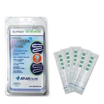 Набор одноразовых тестов (5 шт.) Atlas Filtri RE8000011 для определения жесткости воды - фото