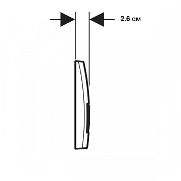 Смывная клавиша (панель) Geberit Delta 51 черная (115.105.DW.1) - фото