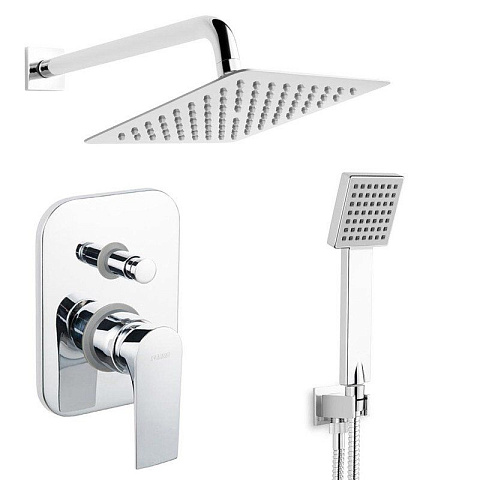 Душова система прихованого монтажу FERRO Squerto SET-SQ1-P - фото