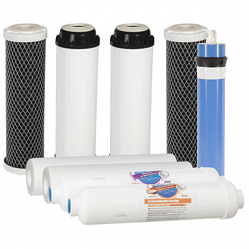 Полный Набор Aquafilter 105 Plus (1-2-3-4-5-6) для обратного осмоса - фото