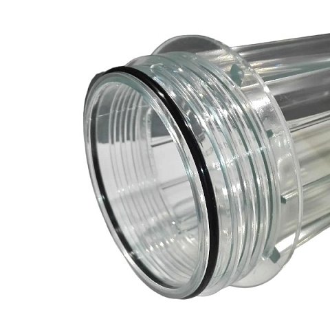 Магистральный фильтр для воды Aquafilter FHPR1-B1 G1'' (латунь) 10'' 45°C 8bar с картриджем 5mcr - фото