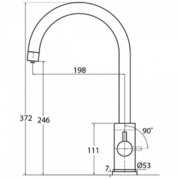 Змішувач Aquasanita Sabiaduo 2963 - 112 Ora (трьохпозиційний) - фото