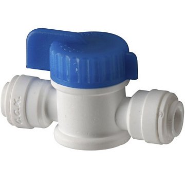 Проходной кран BV-101-EZ 1/4'' (трубка 6мм) - фото