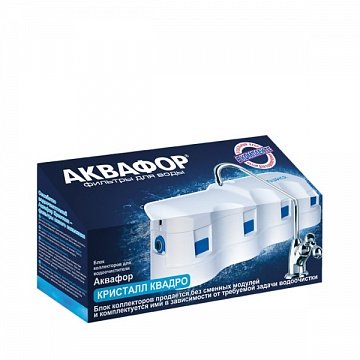 Проточный фильтр Аквафор Кристалл-Квадро - фото
