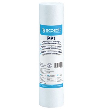 Картридж поліпропіленовий Ecosoft PP1 Ø60x250мм 1mcr 45°C (CPV25101ECO) - фото