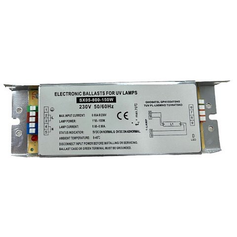 Блок питания (балласт) для УФ лампы Crystal UV-30GPM SX05-800-150W - фото