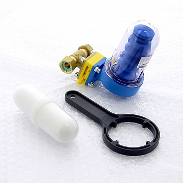 Фільтр від накипу дозуючий ATLAS DOSAPLUS 4 (поворотна група)  Ø1/2" (латунь) + 2 картриджи (пом`якшення) RE4050214 - фото