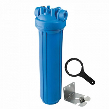 Фильтр-колба Atlas Filtri DP BIG AB (голубая) Ø1''IN (пластик) 20'' 45°C 8,3 bar KIT ZA1800712 - фото