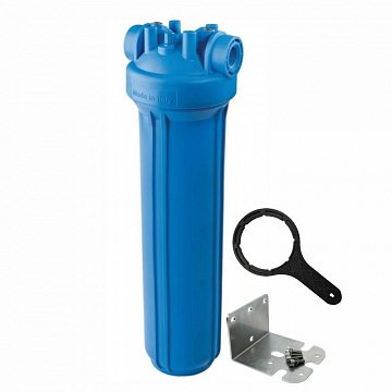 Фільтр-колба Atlas Filtri DP BIG  AB (блакитна) Ø1''IN (пластик) 20'' 45°C 8,3 bar KIT ZA1800712 - фото