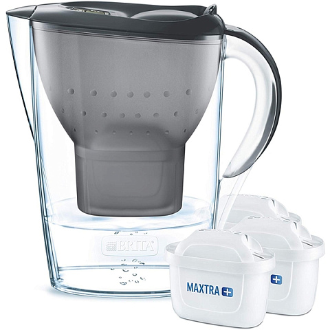 Фільтр-глечик Brita Marella XL MXpro графіт (глечик + 3 картриджа) - фото