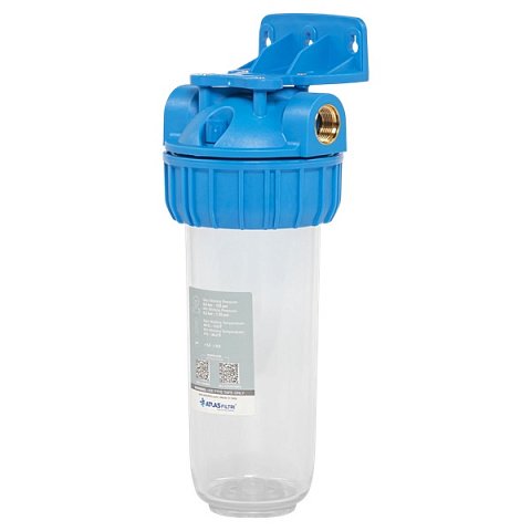 Фильтр-колба Atlas Filtri PLUS 3P 1'' (латунь) 10'' (senior) BFO SX TS 45°C 8bar KIT ZA121T640 - фото