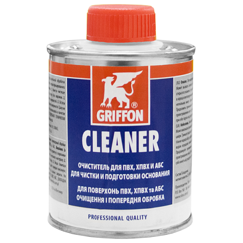 Обезжириватель для труб ПВХ/ХПВХ Griffon Cleaner 125 мл - фото