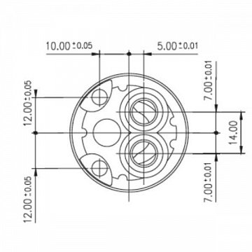 Одноважільний керамічний картридж Sedal E40-AZ-CD Long - фото