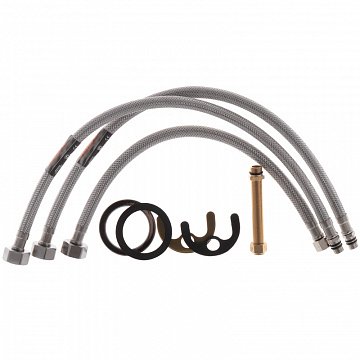 Смеситель для кухни Haiba HANSBERG 021 с выходом для питьевой воды (черный) (HB3915) - фото