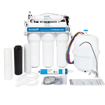 Фильтр обратного осмоса Ecosoft Standard PRO с минерализацией и насосом (MO550MPECOSTD) - фото