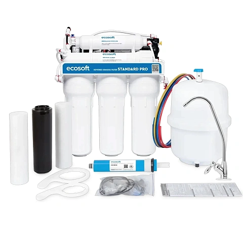 Фильтр обратного осмоса Ecosoft Standard PRO с минерализацией и насосом (MO550MPECOSTD) - фото