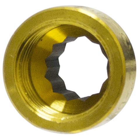 Латунний подовжувач ВР-ЗР General Fittings 3/4'' 15 мм - фото