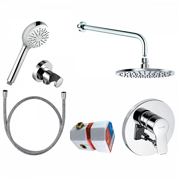 Набор смесителей для ванной Kludi Pure&Easy 7in1 376400565 - фото