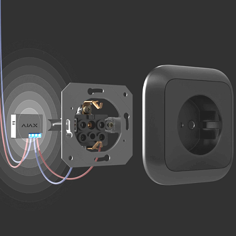 Реле дистанційного керування живленням AJAX WallSwitch - фото